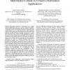 Using context to assist the adaptation of protected multimedia content in virtual collaboration applications