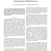 Using Data Semantics to Enable Automatic Composition of Web Services