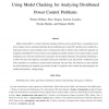 Using Model Checking for Analyzing Distributed Power Control Problems