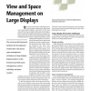 View and Space Management on Large Displays