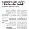 Visualizing Transport Structures of Time-Dependent Flow Fields