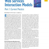 Web Services Interaction Models, Part 1: Current Practice