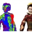 Complete Multi-View Reconstruction of Dynamic Scenes from Probabilistic Fusion of Narrow and Wide Baseline Stereo
