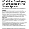 3D Vision: Developing an Embedded Stereo-Vision System
