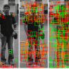 Adaptive Contour Features in Oriented Granular Space for Human Detection and Segmentation