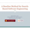 A baseline method for search-based software engineering