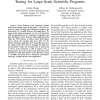 A Case Study Using Automatic Performance Tuning for Large-Scale Scientific Programs