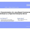 A characterization of a java-based commercial workload on a high-end enterprise server