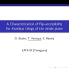 A characterization of flip-accessibility for rhombus tilings of the whole plane