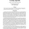 A Combined Neural and Genetic Learning Algorithm