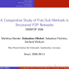 A Comparative Study of Pub/Sub Methods in Structured P2P Networks