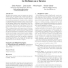 A comparison of flexible schemas for software as a service