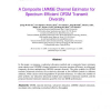 A Composite LMMSE Channel Estimator for Spectrum-Efficient OFDM Transmit Diversity