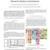 A Concept Model Proposal Study for Interactive Display Set Development