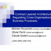 A Contract Layered Architecture for Regulating Cross-Organisational Business Processes