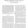 A Control-Theoretic Approach to Distributed Optimal Configuration of 802.11 WLANs