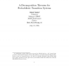 A Decomposition Theorem for Probabilistic Transition Systems