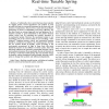 A Development of a Fully Self-contained Real-time Tunable Spring