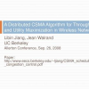 A Distributed CSMA Algorithm for Throughput and Utility Maximization in Wireless Networks