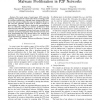 A Dynamic Trust Management Scheme to Mitigate Malware Proliferation in P2P Networks