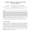 A Family of Resource-Bound Real-Time Process Algebras