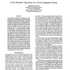 A Fast Heuristic Algorithm for a Probe Mapping Problem