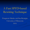 A fast SPFD-based rewiring technique