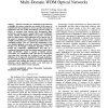 A Flexible Advance Reservation Model for Multi-Domain WDM Optical Networks