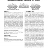 A formal approach to reuse successful traceability practices in SPL projects