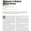 A Formal Methods Approach to Medical Device Review