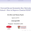 A Forward-Secure Symmetric-Key Derivation Protocol - How to Improve Classical DUKPT
