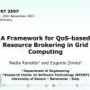 A Framework for QoS-based Resource Brokering in Grid Computing