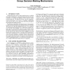 A framework for specifying group decision-making mechanisms