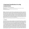 A functional formalization of on chip communications