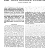 A Fuzzy Qualitative Framework for Connecting Robot Qualitative and Quantitative Representations