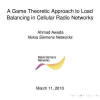 A game-theoretic approach to load balancing in cellular radio networks