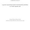 A general computational model of mitochondrial metabolism in a whole organelle scale