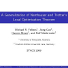 A Generalization of Nemhauser and Trotter's Local Optimization Theorem