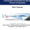 A Generative Framework for Service Process Composition