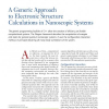 A Generic Approach to Electronic Structure Calculations in Nanoscopic Systems