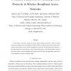 A Generic Framework for Modeling MAC Protocols in Wireless Broadband Access Networks