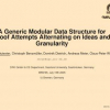 A Generic Modular Data Structure for Proof Attempts Alternating on Ideas and Granularity