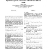A Geometric Approach to Bisimulation and Verification of Hybrid Systems
