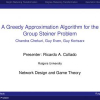 A greedy approximation algorithm for the group Steiner problem