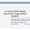 A Hybrid SOM-Based Document Organization System