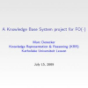 A Knowledge Base System Project for FO(.)
