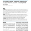 A knowledge-guided strategy for improving the accuracy of scoring functions in binding affinity prediction