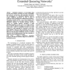 A Language to Enable Distributed Simulation of Extended Queueing Networks