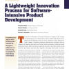 A Lightweight Innovation Process for Software-Intensive Product Development