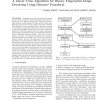 A Linear Time Algorithm for Binary Fingerprint Image Denoising Using Distance Transform